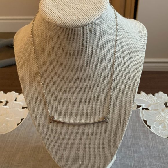 Silver Bar Necklace - Picture 3 of 5